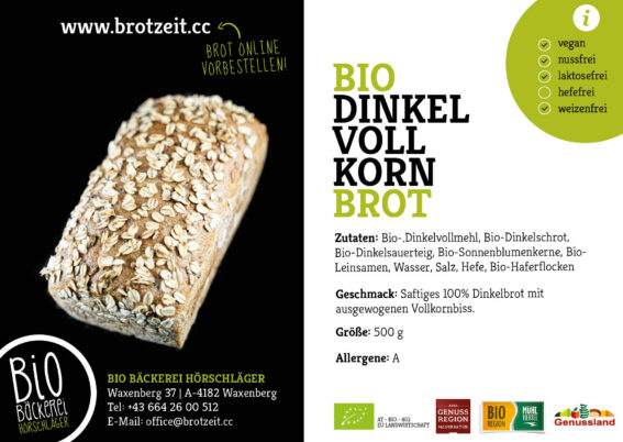 Dinkelvollkornbrot