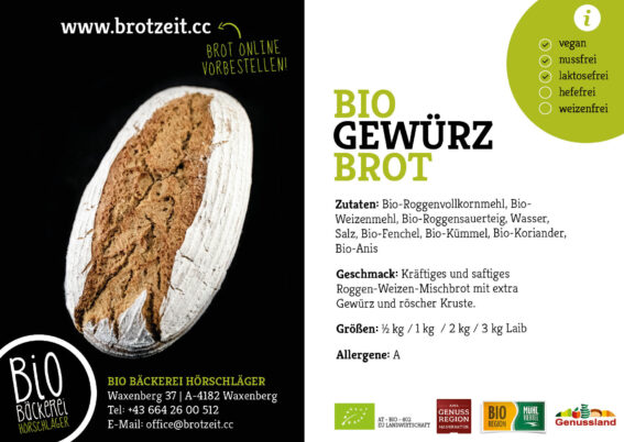 Gewürzbrot 1kg