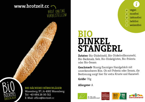 Dinkel-Stangerl